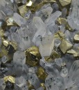 Iridescent Chalcopyrite, Quartz with inclusions
