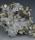 Pyrite, Quartz, Sphalerite - floater