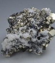Pyrite, Quartz, Sphalerite - floater