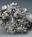 Pyrite, Quartz, Sphalerite - floater