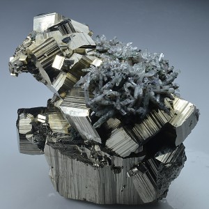 Pyrite, Quartz