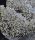 Quartz var.Amethyst, Pyrite