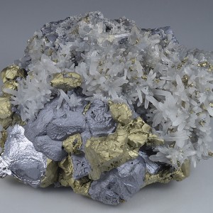 Chalcopyrite, Galena, Quartz