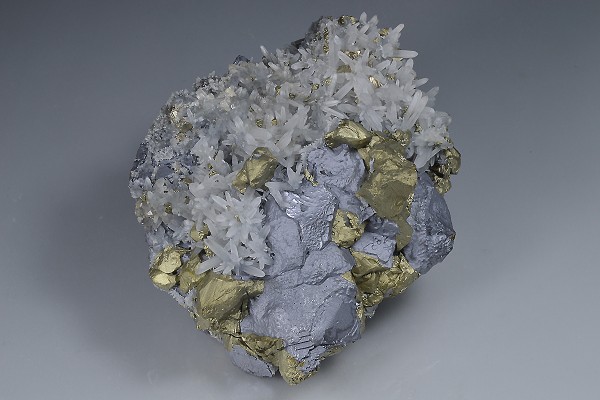 Chalcopyrite, Galena, Quartz