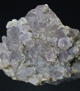 Quartz var.Amethyst, Pyrite