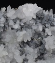 Pyrite on Sphalerite, Quartz