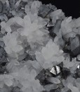 Pyrite on Sphalerite, Quartz
