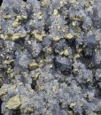 Quartz var.Amethyst, Chalcopyrite