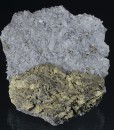 Chalcopyrite on Quartz