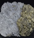 Chalcopyrite on Quartz