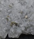 Chalcopyrite on Quartz