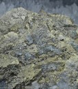 Chalcopyrite on Quartz