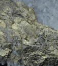 Chalcopyrite on Quartz