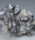 Cleiophane on Quartz, Galena