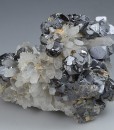 Cleiophane on Quartz, Galena