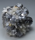 Cleiophane on Quartz, Galena