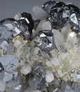 Cleiophane on Quartz, Galena