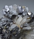 Cleiophane on Quartz, Galena