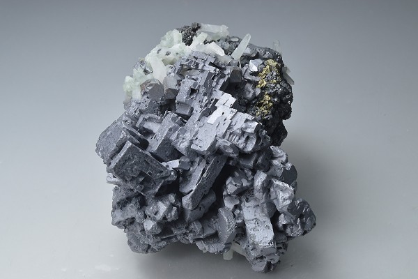 Skeletal Galena, Sphalerite, Quartz, Chalcopyrite