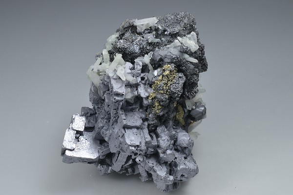 Skeletal Galena, Sphalerite, Quartz, Chalcopyrite