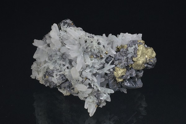 Quartz, Chalcopyrite, Sphalerite