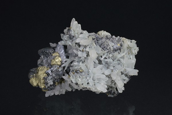 Quartz, Chalcopyrite, Sphalerite