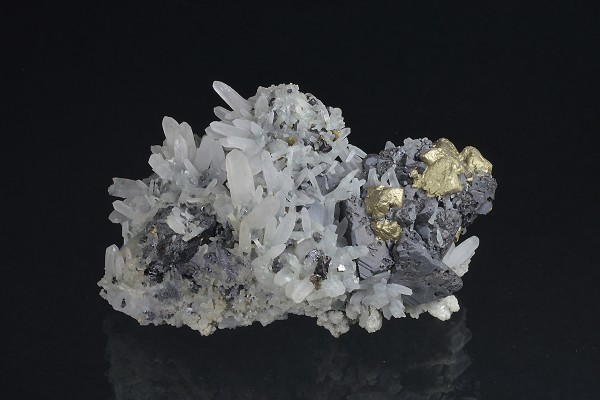 Quartz, Chalcopyrite, Sphalerite