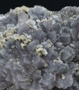 Quartz var.Amethyst, Chalcopyrite