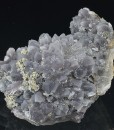 Quartz var.Amethyst, Chalcopyrite