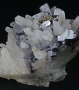 Galena and Chalcopyrite on Quartz, Sphalerite