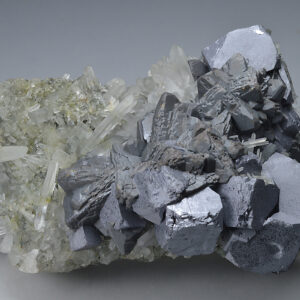 Sphalerite and Galena on Quartz