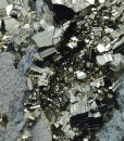 Pyrite, Sphalerite, Quartz, Chalcopyrite