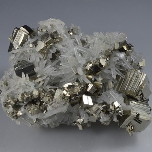 Pyrite, Quartz