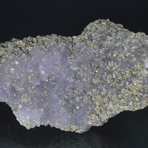 Quartz var.Amethyst, Pyrite, Chalcopyrite