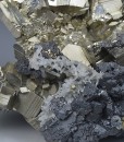 Pyrite, Sphalerite, Chalcopyrite, Quartz - floater