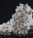 Siderite on Quartz, Calcite - floater