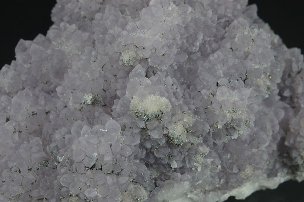 Quartz var.Amethyst, Chalcopyrite