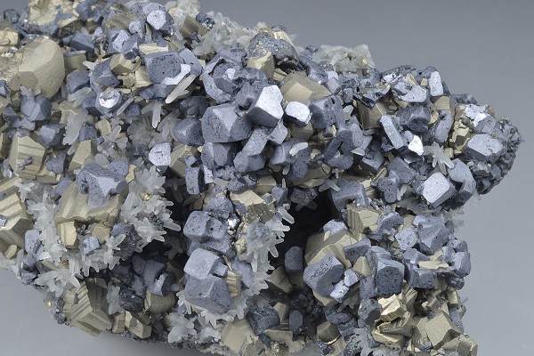 Pyrite, Galena, Quartz, Sphalerite