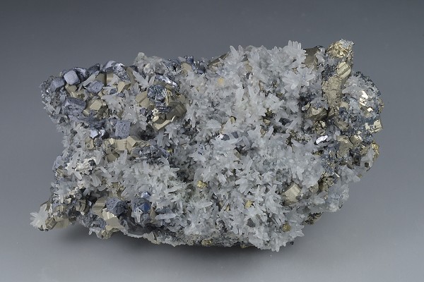 Pyrite, Galena, Quartz, Sphalerite