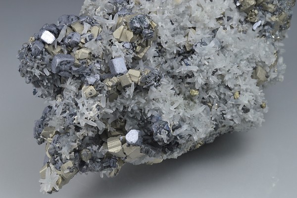 Pyrite, Galena, Quartz, Sphalerite