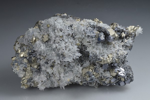 Pyrite, Galena, Quartz, Sphalerite