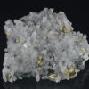 Chalcopyrite on Quartz, Calcite