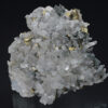 Chalcopyrite on Quartz, Calcite
