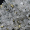 Chalcopyrite on Quartz, Calcite