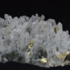 Chalcopyrite on Quartz, Calcite