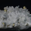 Chalcopyrite on Quartz, Calcite