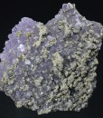 Quartz var.Amethyst, Chalcopyrite, Pyrite