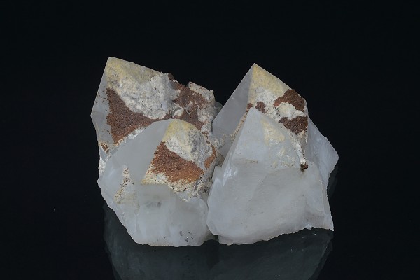 Quartz, Rhodochrosite, Calcite
