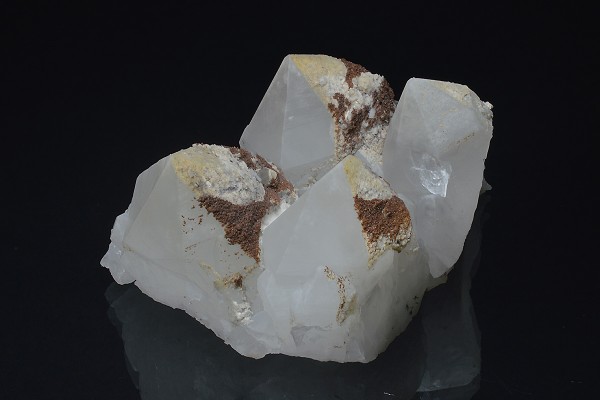 Quartz, Rhodochrosite, Calcite