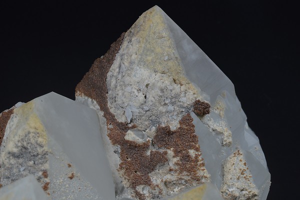 Quartz, Rhodochrosite, Calcite